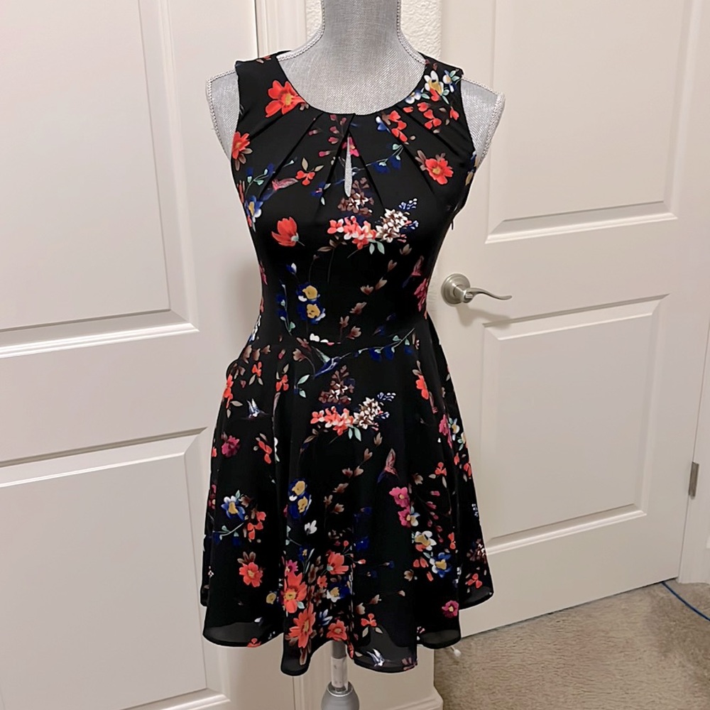 Express floral print dress size 0